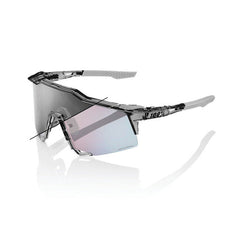 100% Speedcraft сонячні окуляри, Polished Translucent Сірий - Рожевий Золотий Mirror Photochromic Lens