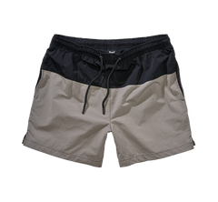 Brandit Swimshort Basic pánske plavky, black/grey