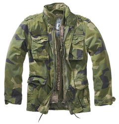 Brandit M65 Giant zimна куртка Swedish Camo M90