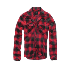 Brandit Checkshirt сорочка, червоно чорна