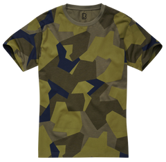 Brandit M90 футболка, swedish камуфляж