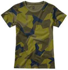 Brandit футболка жіноча M90, swedish камуфляж
