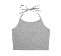 Brandit Neckholder жіноча майка, сірий melange