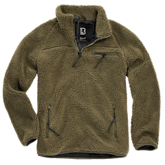Brandit флісова толстовка Teddyfleece Troyer, оливкова