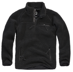 Brandit Teddyfleece Troyer флісова куртка, чорна
