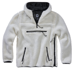 Brandit Teddyfleece Worker флісовий світшот, білий