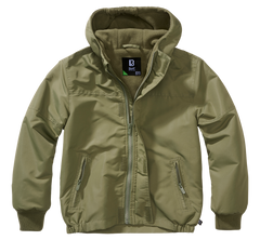 Brandit Windbreaker Frontzip куртка дитяча, оливкова