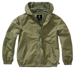Brandit Summer Frontzip Windbreaker куртка дитяча, оливкова
