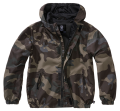 Brandit Summer Frontzip Windbreaker куртка дитяча, darkcamo