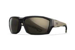 Wiley X Alpine балістичні сонячні окуляри CAPTIVATE Polarized Tungsten Mirror, матові чорні-бежеві