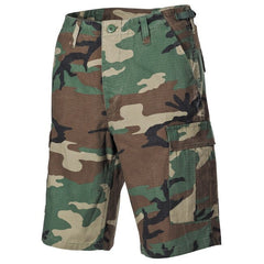 MFH BDU американські короткі штани Rip stop, вудленд-stonewashed