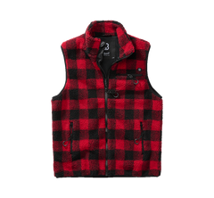 Brandit Teddyfleece жилет флісовий, червоний/чорний