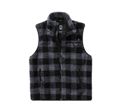 Brandit Teddyfleece жилет з флісу, чорний/сірий
