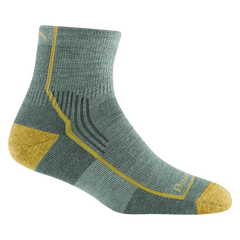 Darn Tough Hiker 1/4 Midweight туристичні шкарпетки з амортизацією, Sage