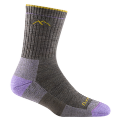 Darn Tough Hiker Micro Crew Midweight жіночі туристичні шкарпетки з амортизацією, Taupe