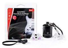 HASPRO Pure music штапелі для вух, фіолетові