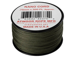 Helikon-Tex Nano Cord парашютний шнур 300FT, оливково-коричневий, 91 метр