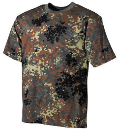 MFH футболка маскувальна, German flecktarn, 160g/m2