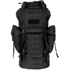 MFH MOLLE рюкзак 65L, алюмінієва штанга, чорний