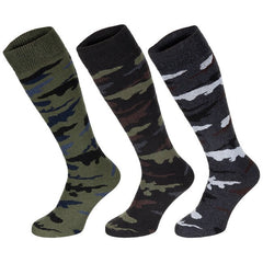 MFH довгі шкарпетки зимові, "Esercito" камуфляж, 3-pack