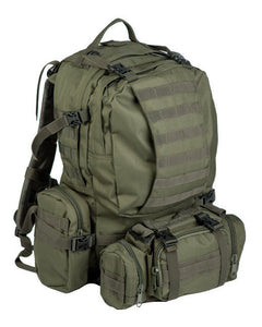 Mil-Tec DEFENSE MODULAR рюкзак з поясною сумкою, оливковий