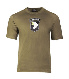 Mil-Tec airborne футболка, оливкова