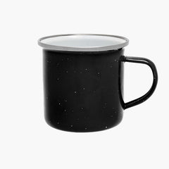 Origin Outdoors емальована чашка, чорна, 360 ml