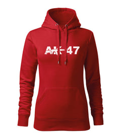 DRAGOWA жіноче худі AK-47 320 g/m², червоне
