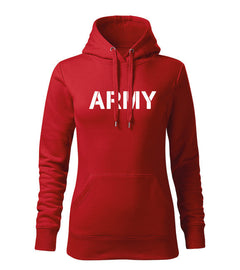 DRAGOWA жіноче худі army 320 g/m², червоне