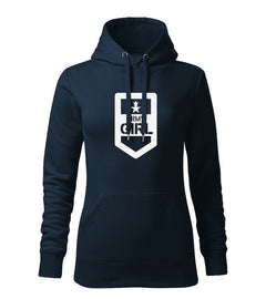 DRAGOWA жіноче худі army girl 320 g/m², темно-синє