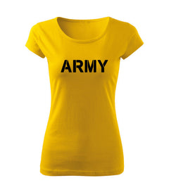 DRAGOWA жіноча футболка army 150 g/m², жовта