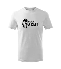 DRAGOWA дитяча футболка з коротким рукавом Spartan army, біла