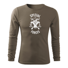 DRAGOWA Fit-T футболка з довгим рукавом special forces 160 g/m², оливкова