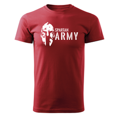 DRAGOWA футболка з коротким рукавом Spartan army 160 g/m², червона