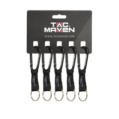 Tac Maven карабін з кільцем 6 мм, чорний