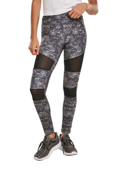 Urban Classics жіночі легінси tech mesh, dark digital camo