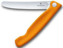 Victorinox Swiss Classic складний ніж для фруктів і овочів з пилкуватим лезом, помаранчевий