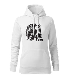 DRAGOWA жіноче худі León 320 g/m², біле