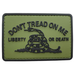 WARAGOD Don't Tread on me PVC нашивка, зелена