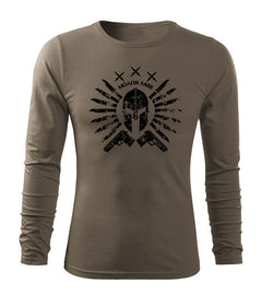 DRAGOWA Fit-T футболка з довгим рукавом Ares 160 g/m², оливкова