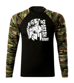 DRAGOWA Fit-T футболка з довгим рукавом León 160 g/m², woodland
