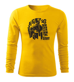 DRAGOWA Fit-T футболка з довгим рукавом León 160 g/m², жовта