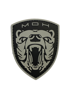 WARAGOD Medal of Honor MOH Grizzly PVC нашивка, сіра