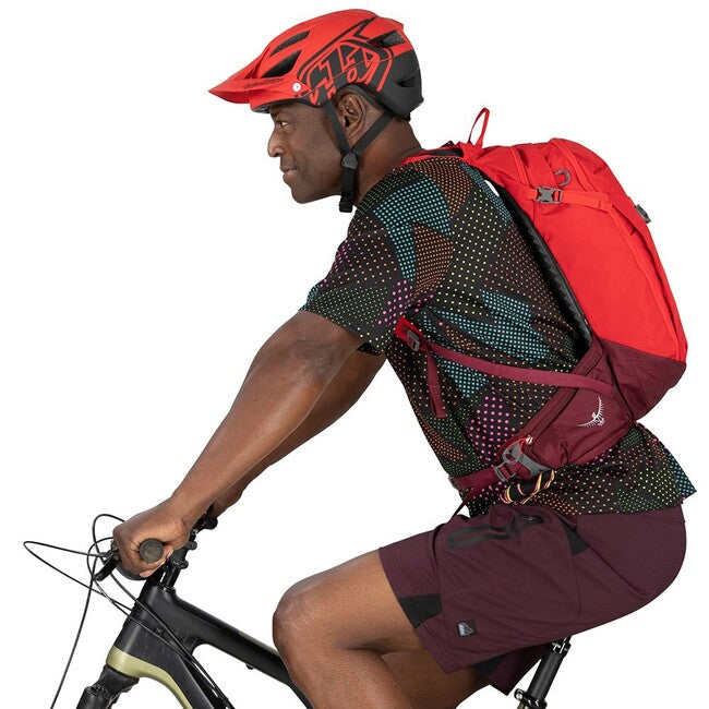 OSPREY рюкзак cyklistickej Siskin 12L, яскраво-червоний