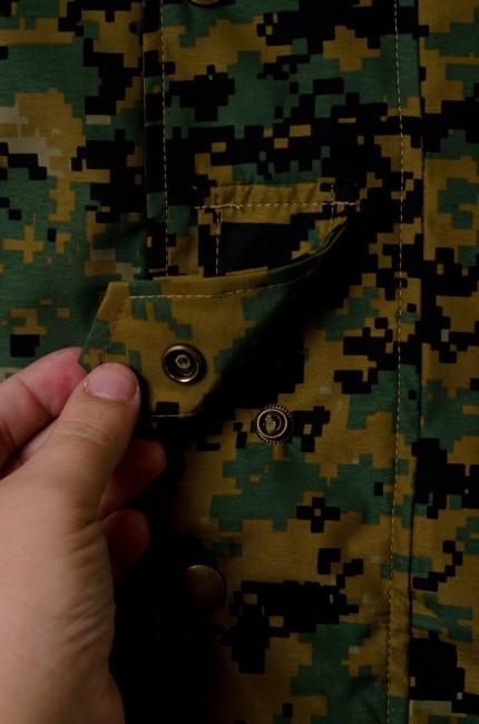 O&T Aurora Beatrix куртка з рознімним внутрішнім покриттям, цифровий лісовий камуфляж
