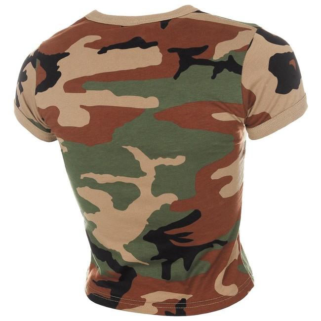 MFH футболка жіноча маскувальна woodland, 160g/m2