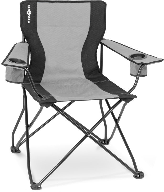 Brunner Action Armchair Equiframe кемпінгове крісло, сіро-чорне