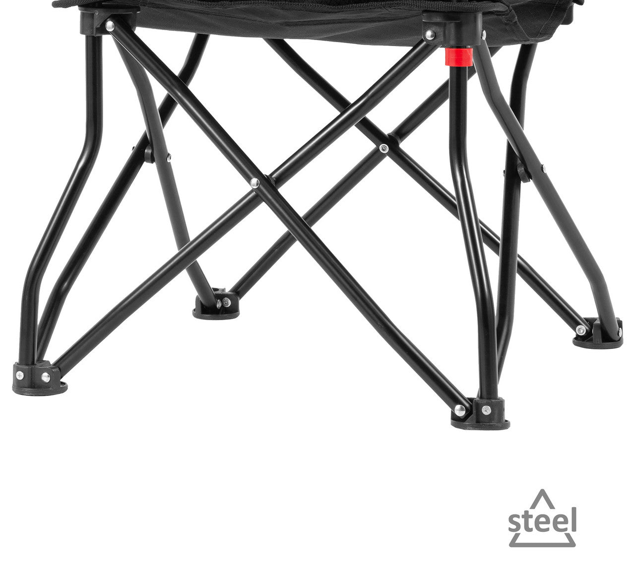 Brunner Action Armchair Equiframe кемпінгове крісло, сіро-чорне