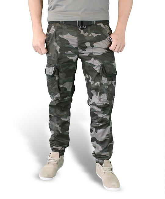 Surplus Premium Slimmy штани, чорні-камуфляж