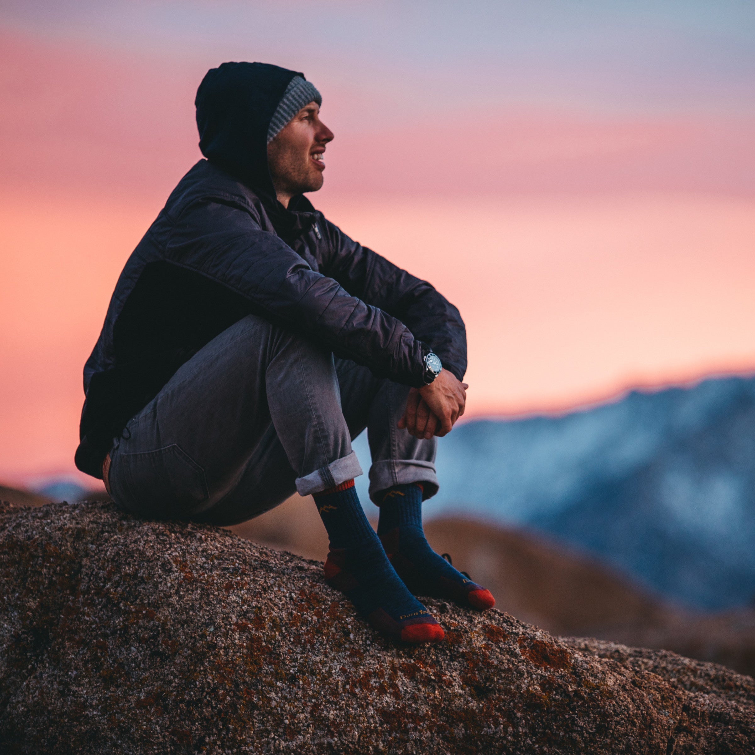 Darn Tough Hiker Micro Crew туристичні шкарпетки з амортизацією, Clover